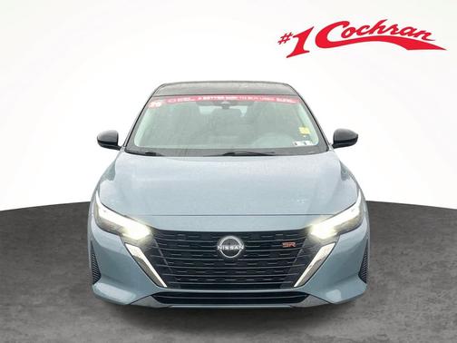 Atlantic Gray Metallic/Super Black 2025 Nissan Sentra SR