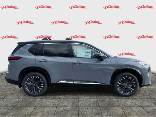 Boulder Gray Pearl/Super Black 2026 Nissan Rogue Platinum