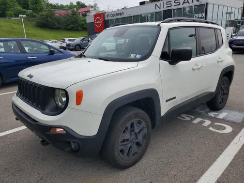 Alpine White Clearcoat 2019 Jeep Renegade Upland