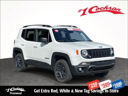 Alpine White Clearcoat 2019 Jeep Renegade Upland