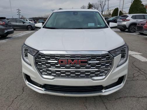 White Frost Tricoat 2023 GMC Terrain Denali