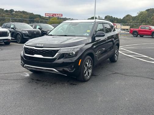 Cherry Black 2023 Kia Seltos EX