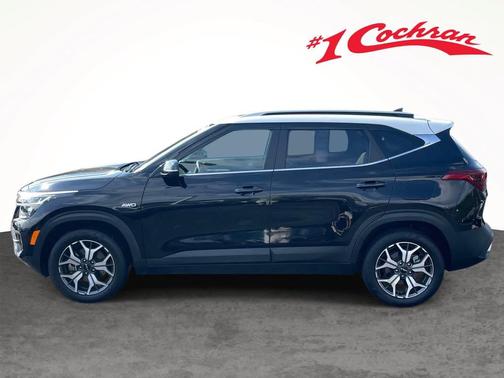 Cherry Black 2023 Kia Seltos EX
