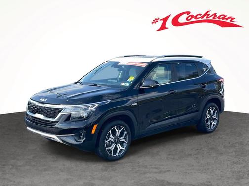 Cherry Black 2023 Kia Seltos EX
