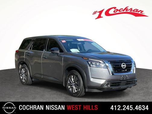 Gun Metallic 2024 Nissan Pathfinder S 4WD