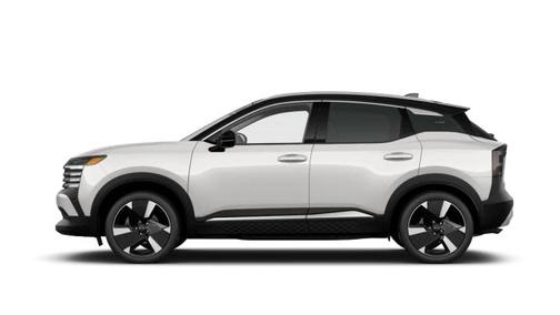 Aspen White Tricoat/Super Black 2026 Nissan Kicks SR