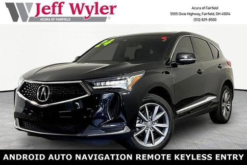 Majestic Black Pearl 2024 Acura RDX Technology Package