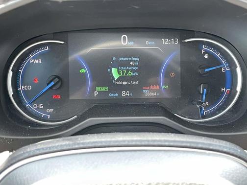 Blizzard Pearl/Midnight Black Metallic 2021 Toyota RAV4 Hybrid SE