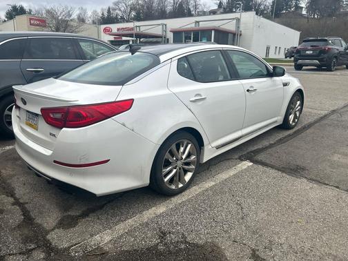 Snow White Pearl 2015 Kia Optima SXL Turbo