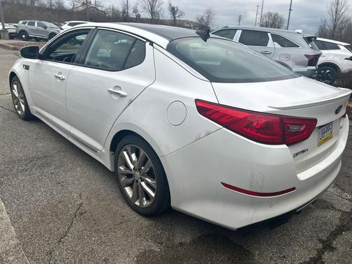Snow White Pearl 2015 Kia Optima SXL Turbo