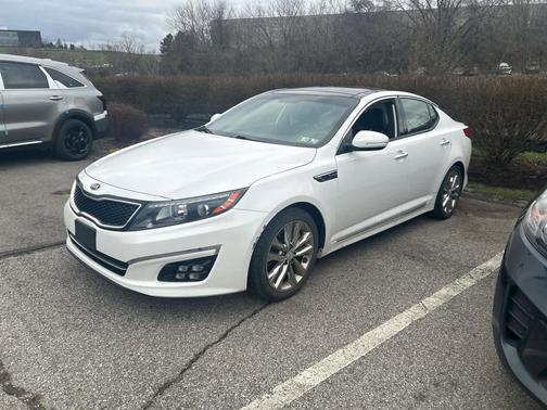 Snow White Pearl 2015 Kia Optima SXL Turbo