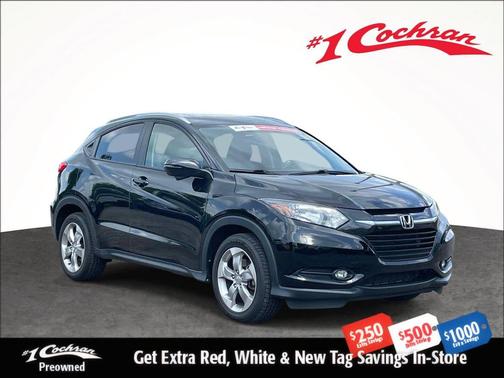 Crystal Black Pearl 2017 Honda HR-V EX-L w/Navigation