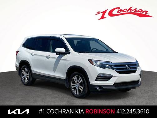 White Diamond Pearl 2017 Honda Pilot EX-L