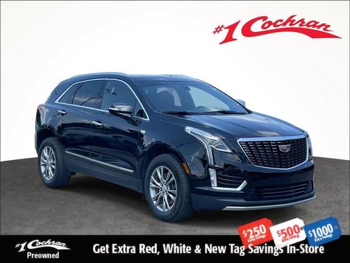 Stellar Black Metallic 2021 Cadillac XT5 Premium Luxury