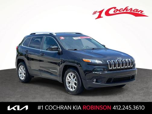 Brilliant Black Crystal Pearlcoat 2016 Jeep Cherokee Latitude