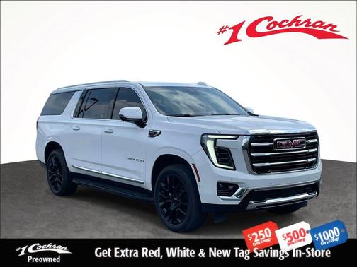 Summit White 2025 GMC Yukon XL 4WD Elevation