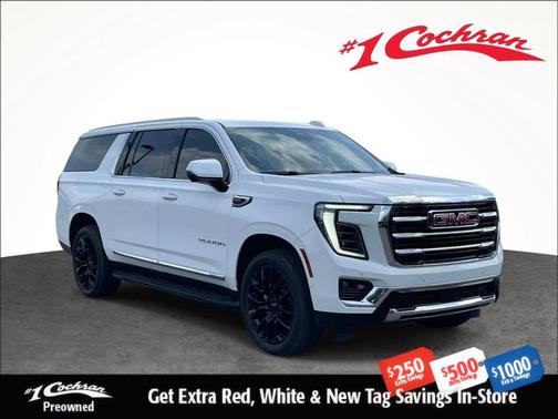 Summit White 2025 GMC Yukon XL 4WD Elevation