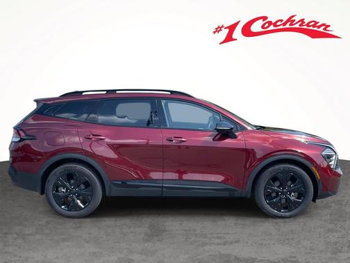 Dawning Red 2025 Kia Sportage Plug-In Hybrid X-Line