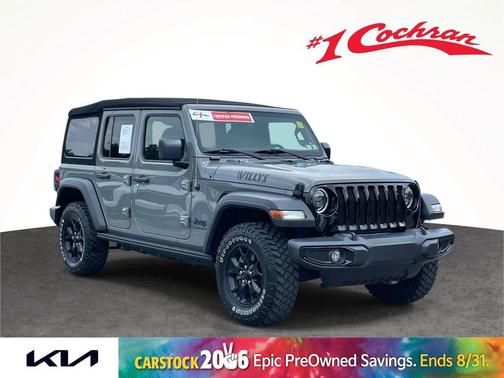 Sting-Gray Clearcoat 2023 Jeep Wrangler Willys