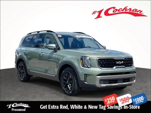 Jungle Green 2023 Kia Telluride SX X-Pro
