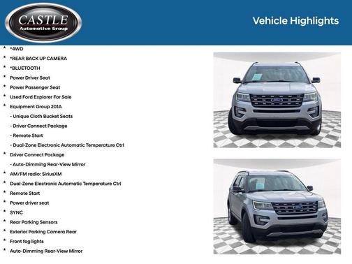 Ingot Silver 2016 Ford Explorer XLT