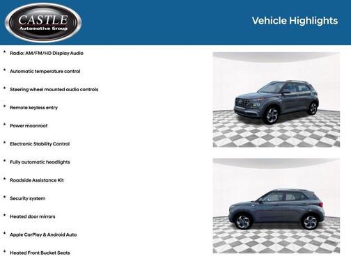 Gray 2026 Hyundai VENUE SEL