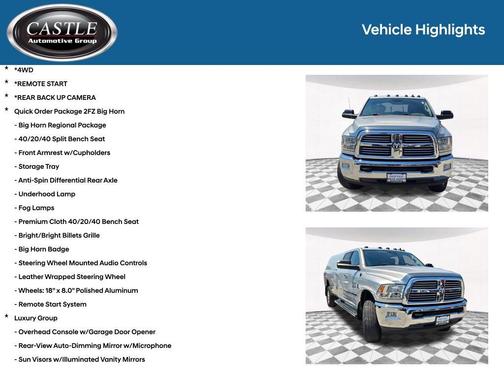 2016 RAM 2500 Big Horn