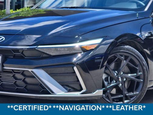 Black 2025 Hyundai ELANTRA N Line