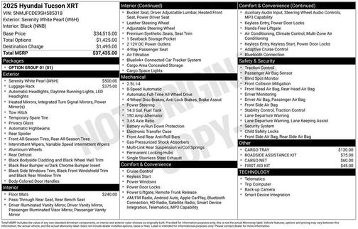 2025 Hyundai TUCSON XRT