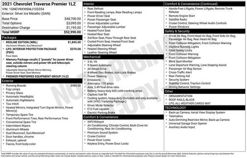 2021 Chevrolet Traverse Premier