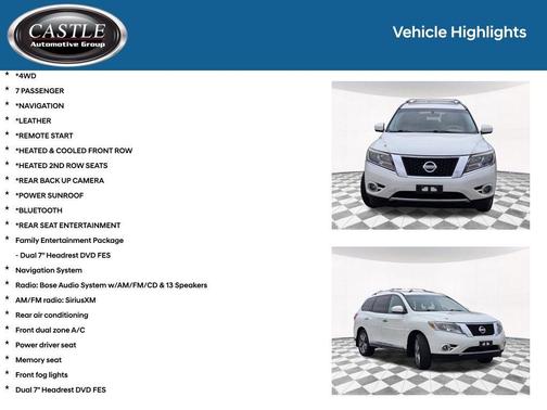 2015 Nissan Pathfinder Platinum