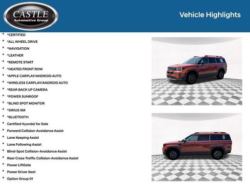 Orange 2025 Hyundai SANTA FE XRT