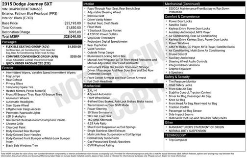 2015 Dodge Journey SXT