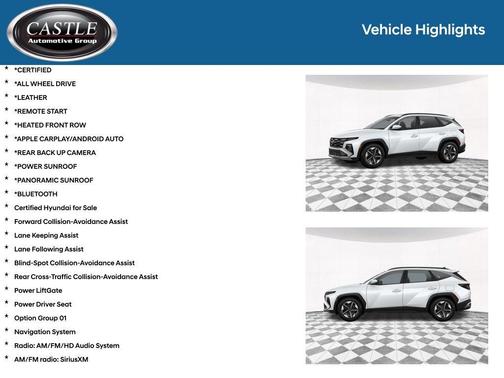 White Pearl 2025 Hyundai TUCSON SEL Convenience