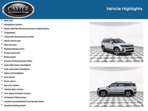 White 2026 Hyundai SANTA FE HEV Limited