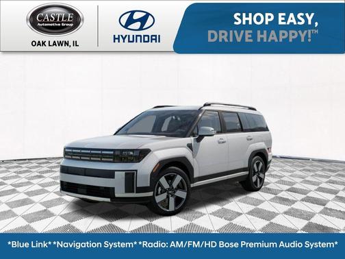 White 2026 Hyundai SANTA FE HEV Limited