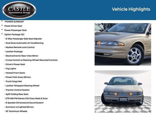 2000 Oldsmobile Intrigue GLS