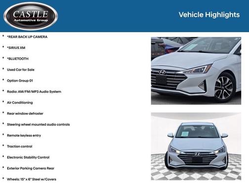 2019 Hyundai ELANTRA SE