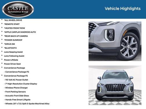 Silver 2022 Hyundai PALISADE SEL