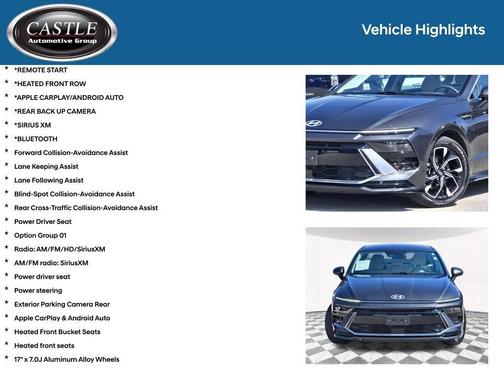 Portofino Gray 2025 Hyundai SONATA SEL