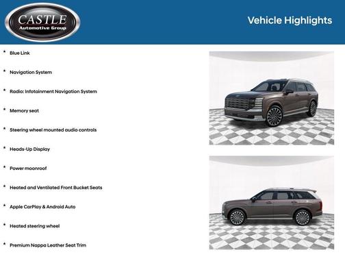 2026 Hyundai Palisade Hybrid Calligraphy