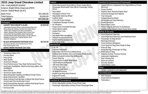 2023 Jeep Grand Cherokee Limited