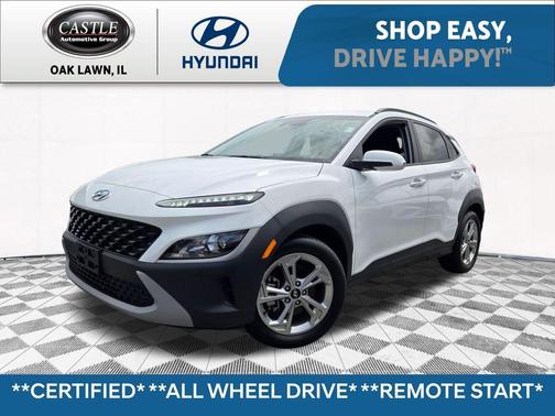 Lunar White 2023 Hyundai KONA SEL