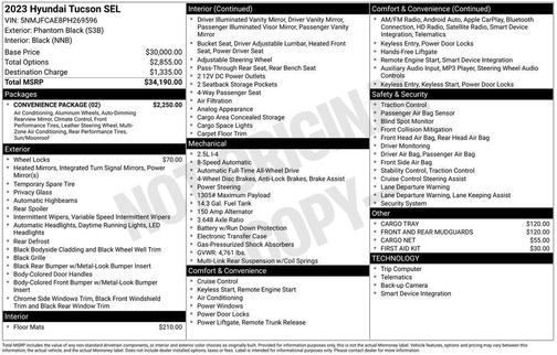 2023 Hyundai TUCSON SEL