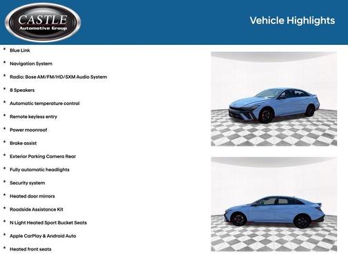 Performance Blue 2026 Hyundai ELANTRA N Base