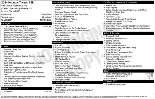 2024 Hyundai TUCSON SEL