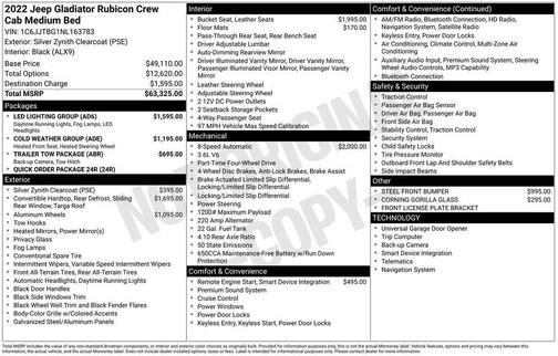 2022 Jeep Gladiator Rubicon