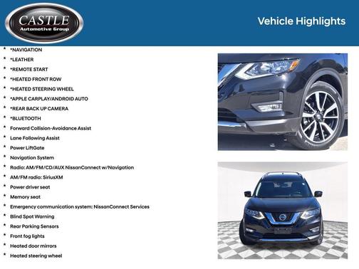 Magnetic Black Pearl 2019 Nissan Rogue SL