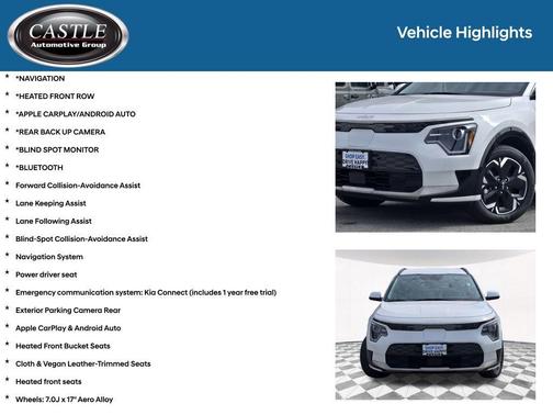 Snow White Pearl 2023 Kia Niro EV Wind