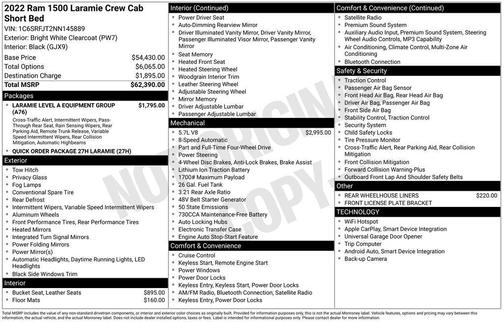 2022 RAM 1500 Laramie